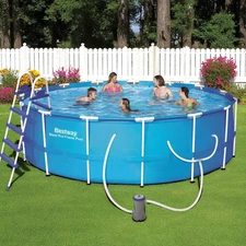 Каркасный бассейн Bestway 56305, 427 х 100 см., с фильтр-насосом